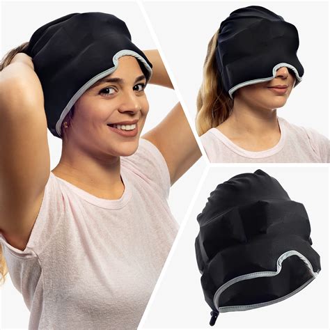 Gel cap for alleviating headaches and migraines with magic